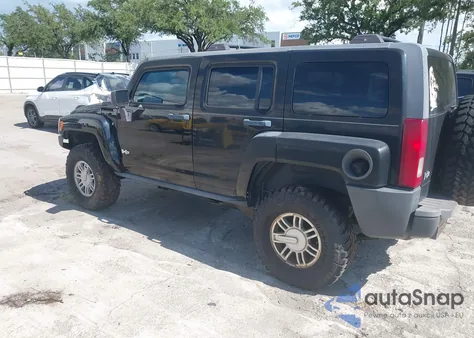 2008 Hummer H3 Suv z USA, uszkodzony, nr VIN 5GTEN13E688158241